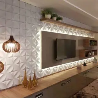 تنفيذ ديكورات فوم للجدران في مجلس سكني بالرياض - مشروع منفذ بواسطة شركة دهانات
